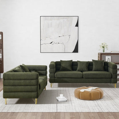 Divano Ouyessir Mid Century per camera da letto, soggiorno, salotti, ufficio, appartamento