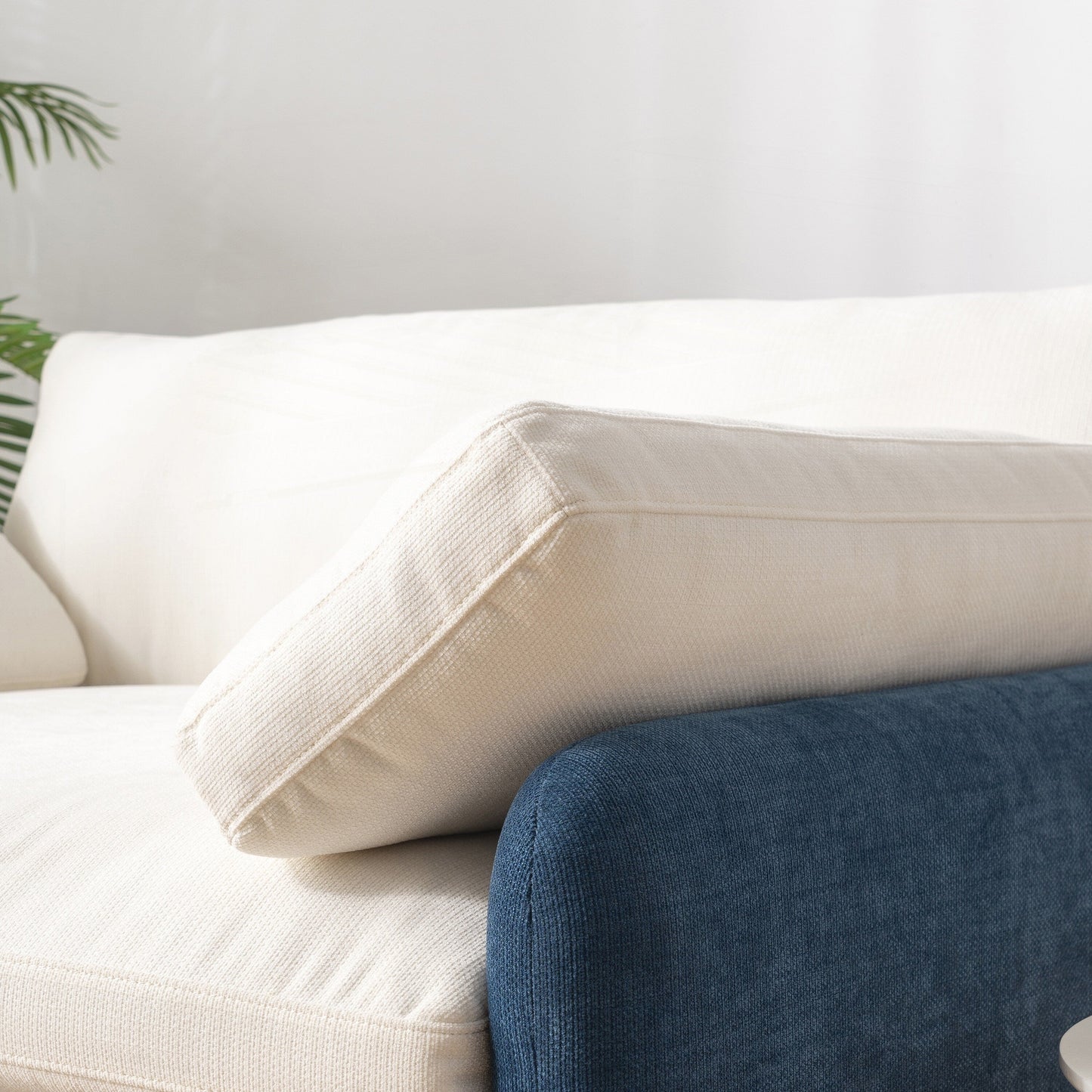 Poltrona singola in ciniglia oversize