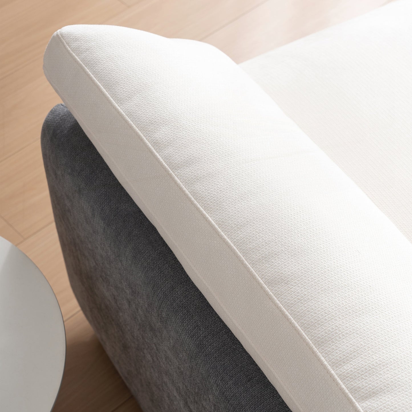 Poltrona singola in ciniglia oversize