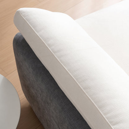 Poltrona singola in ciniglia oversize