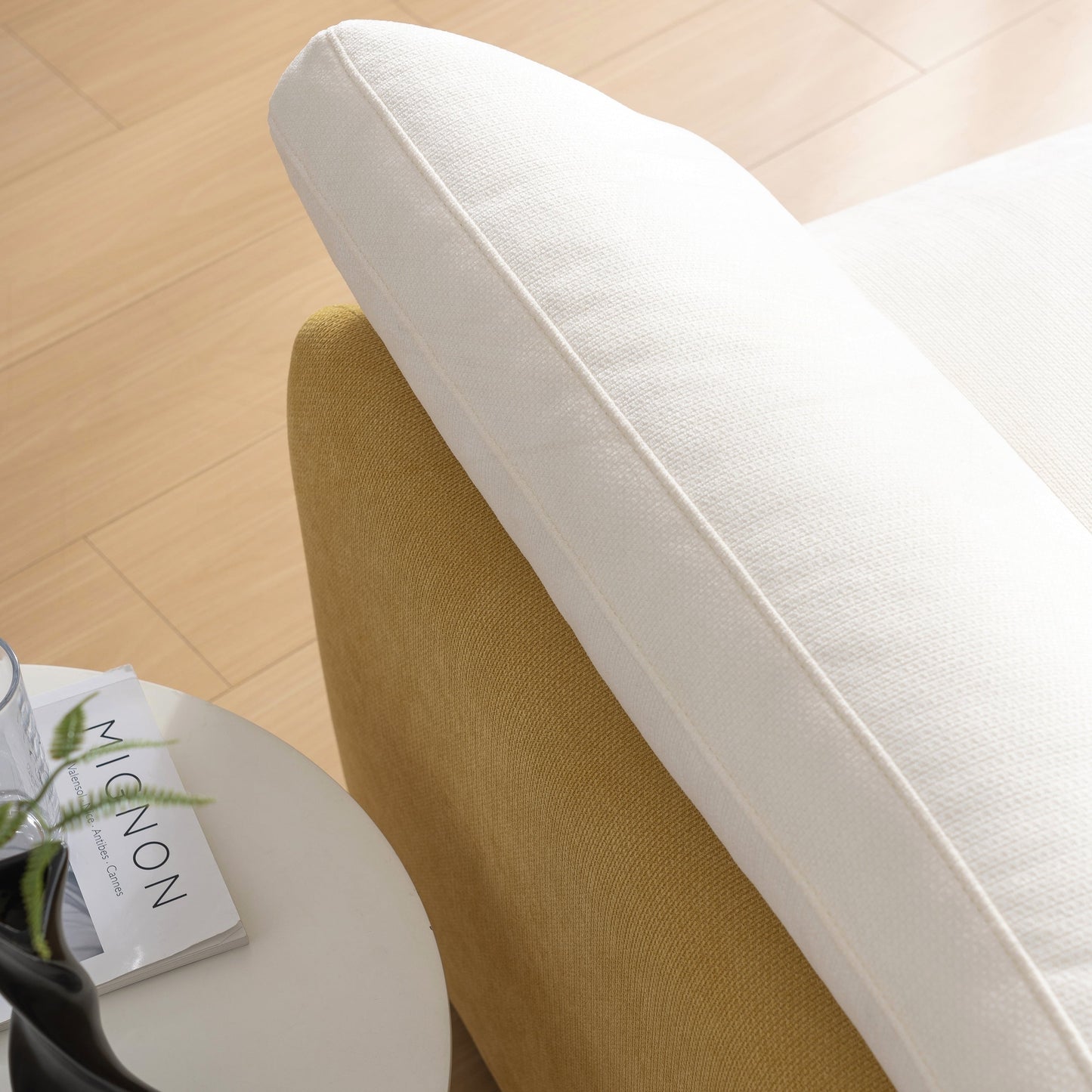 Poltrona singola in ciniglia oversize