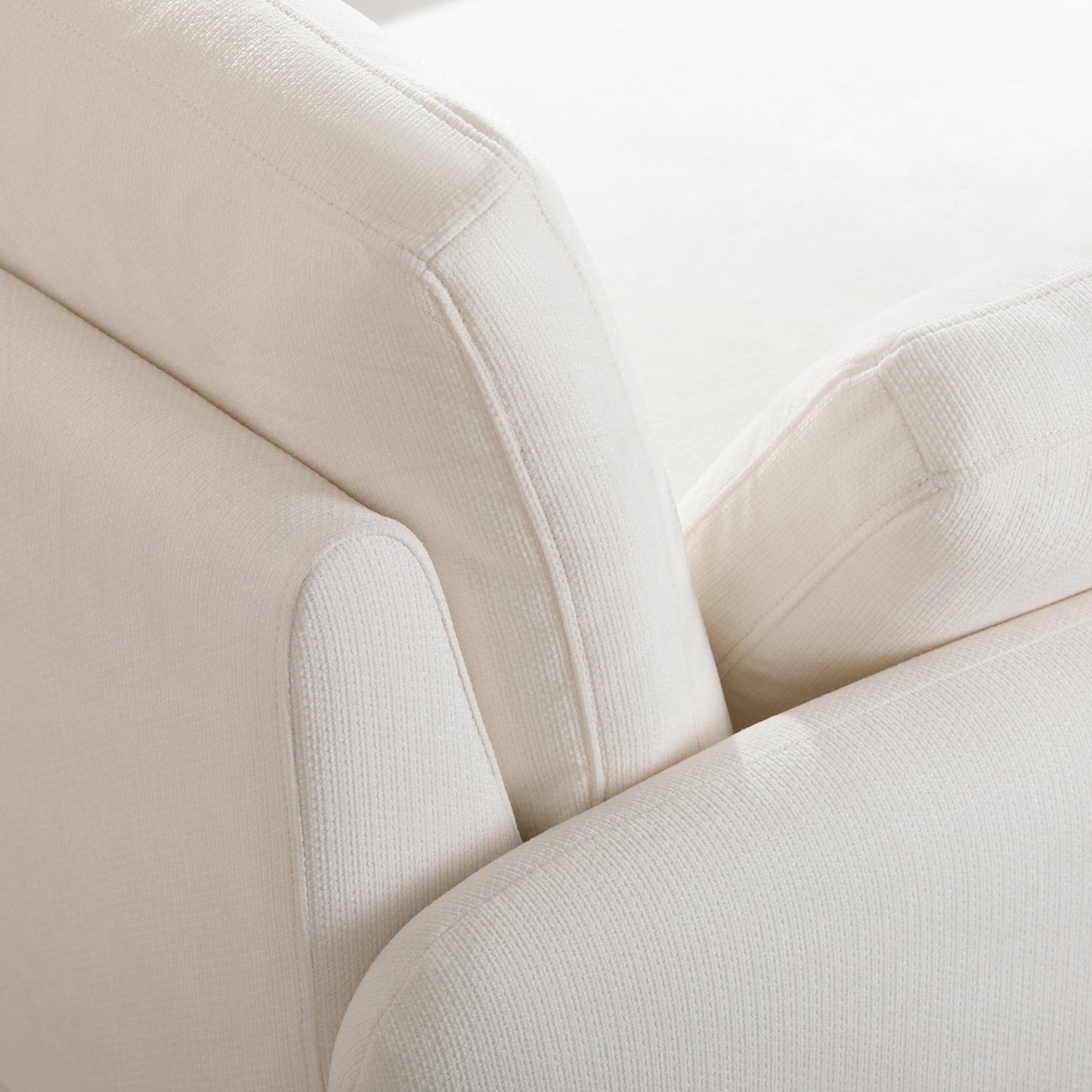 Poltrona singola in ciniglia oversize