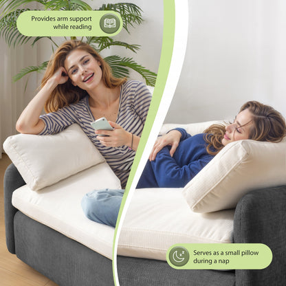 Poltrona singola in ciniglia oversize