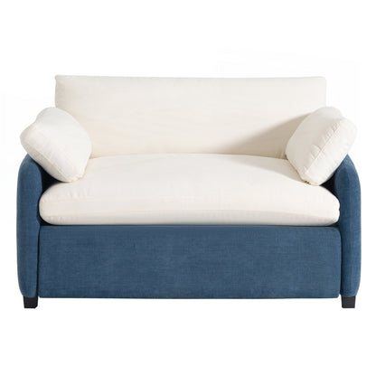 Poltrona singola in ciniglia oversize