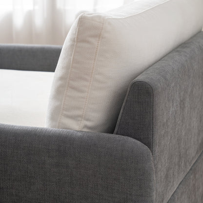 Poltrona singola in ciniglia oversize