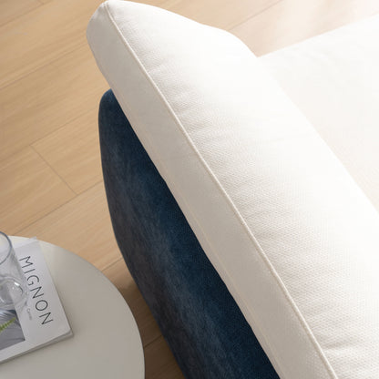 Poltrona singola in ciniglia oversize