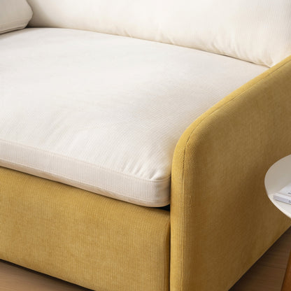 Poltrona singola in ciniglia oversize