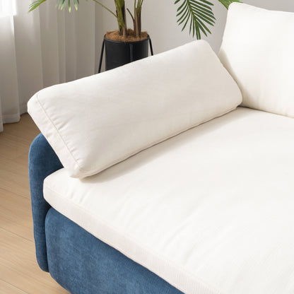 Poltrona singola in ciniglia oversize