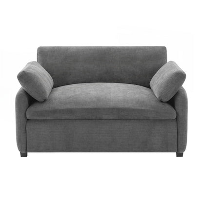 Poltrona singola in ciniglia oversize