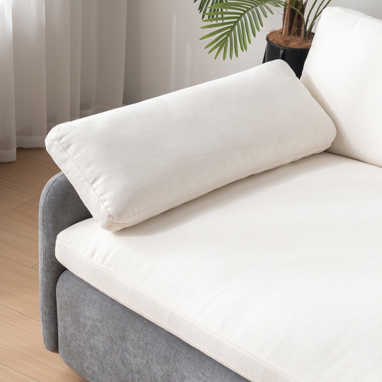 Poltrona singola in ciniglia oversize