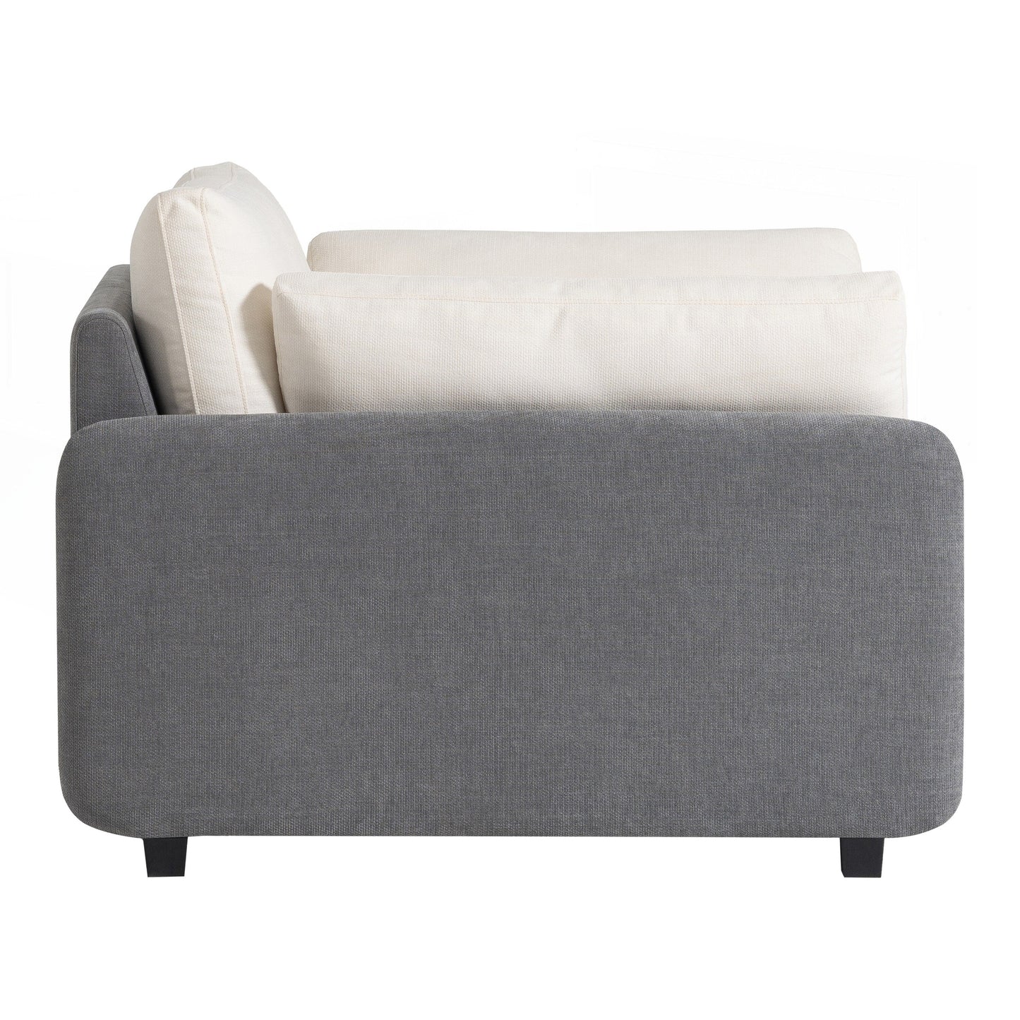 Poltrona singola in ciniglia oversize