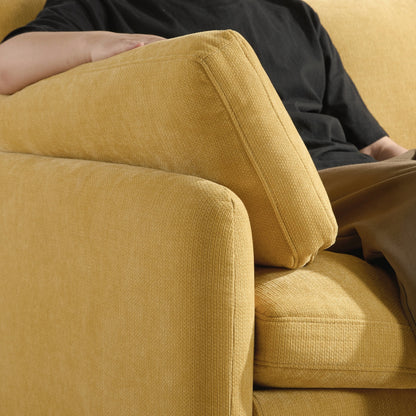 Poltrona singola in ciniglia oversize