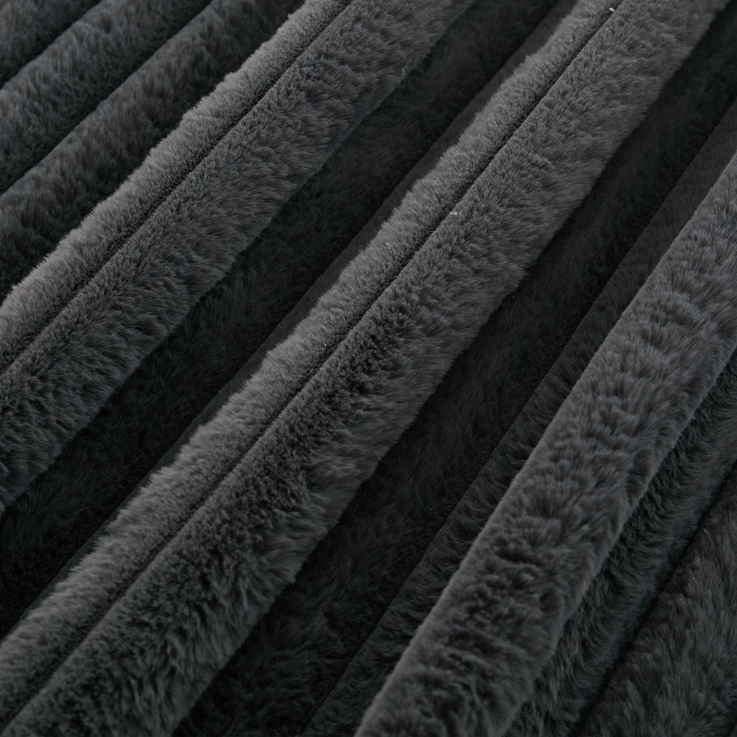 Poltrona reclinabile in velluto a coste oversize, poltrona con seduta profonda, divano singolo imbottito e spesso, con cuscino e pouf