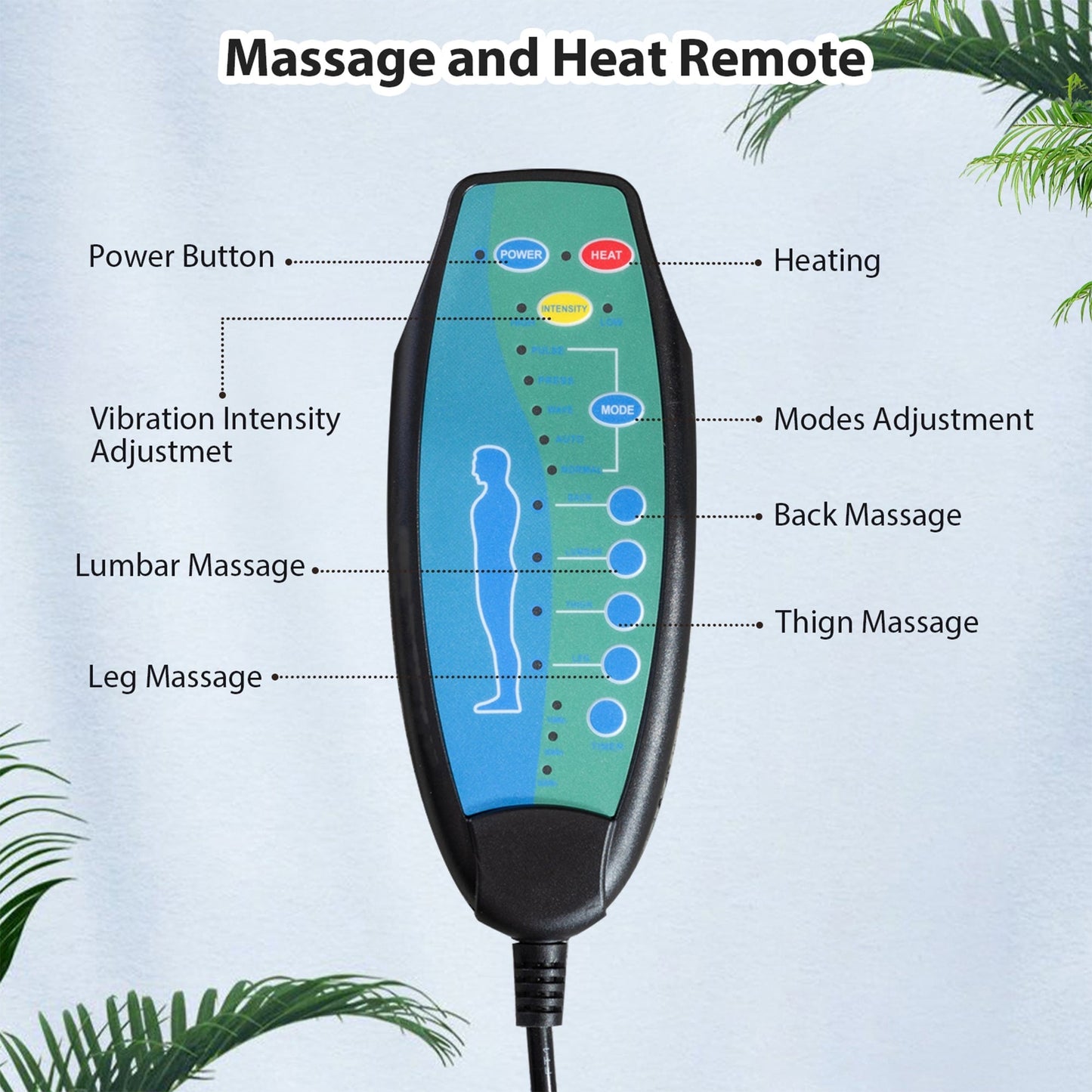 Poltrona reclinabile con sollevamento elettrico di grandi dimensioni, massaggio e riscaldamento con 2 portabicchieri nascosti per anziani