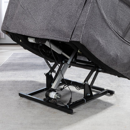 Poltrona reclinabile elettrica di grandi dimensioni con massaggio termico, posizione sdraiata a 180°