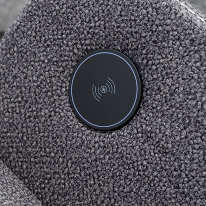 Poltrona reclinabile elettrica di grandi dimensioni con massaggio termico, posizione sdraiata a 180°