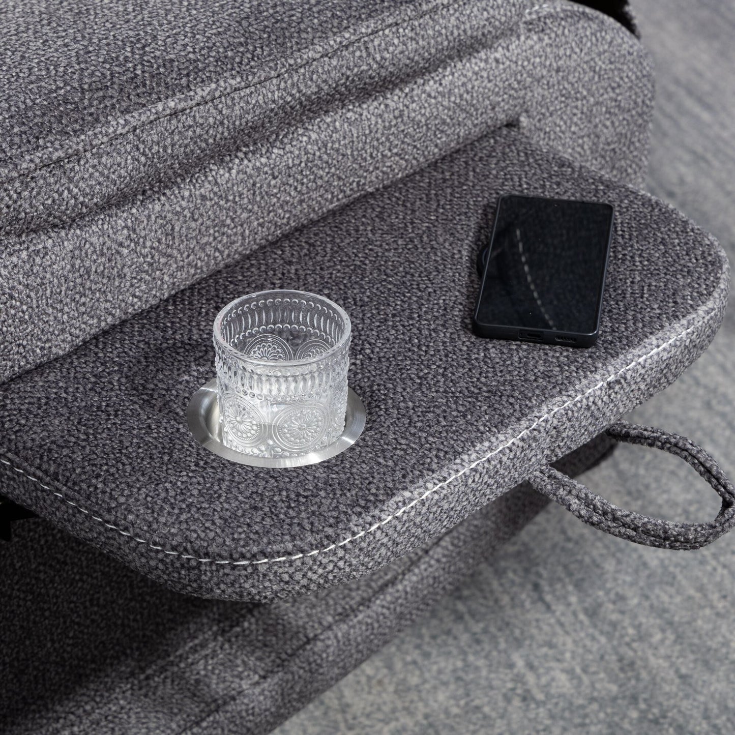 Poltrona reclinabile elettrica di grandi dimensioni con massaggio termico, posizione sdraiata a 180°