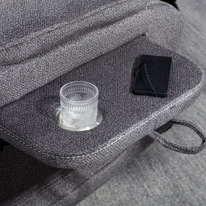 Poltrona reclinabile elettrica di grandi dimensioni con massaggio termico, posizione sdraiata a 180°