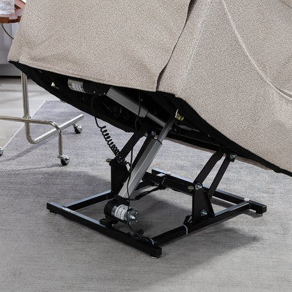 Poltrona reclinabile elettrica di grandi dimensioni con massaggio termico, posizione sdraiata a 180°