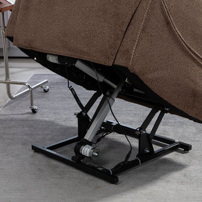 Poltrona reclinabile elettrica di grandi dimensioni con massaggio termico, posizione sdraiata a 180°