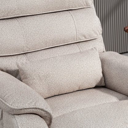 Poltrona reclinabile elettrica di grandi dimensioni con massaggio termico, posizione sdraiata a 180°