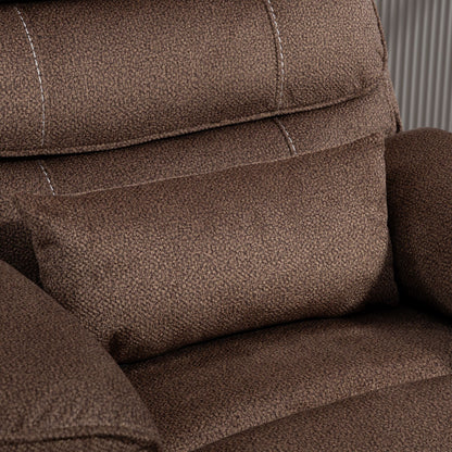 Poltrona reclinabile elettrica di grandi dimensioni con massaggio termico, posizione sdraiata a 180°