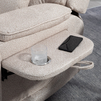 Poltrona reclinabile elettrica di grandi dimensioni con massaggio termico, posizione sdraiata a 180°