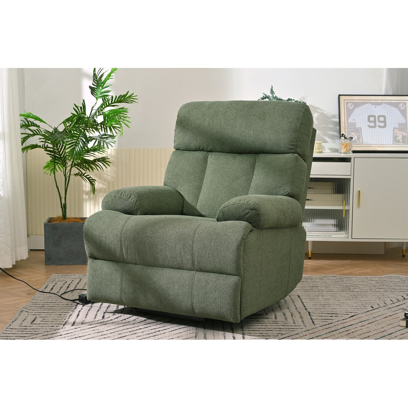 Poltrona reclinabile elettrica di grandi dimensioni per anziani