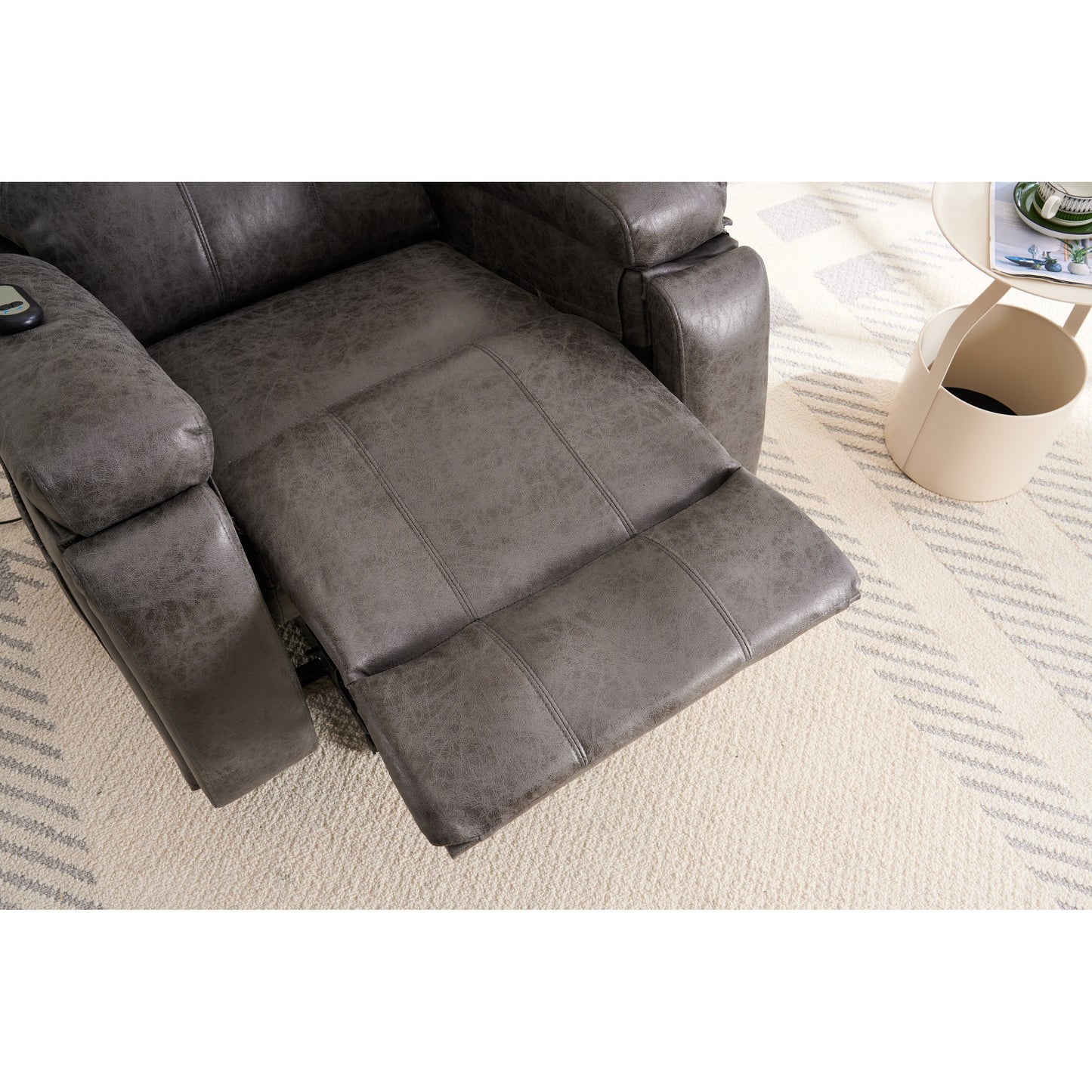 Poltrona reclinabile elettrica di grandi dimensioni con motore silenzioso e massaggio