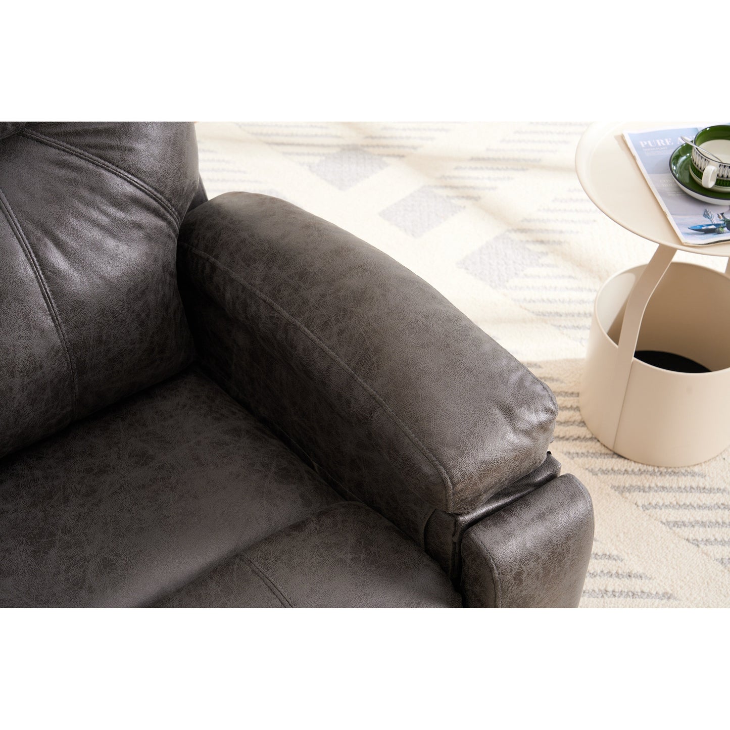 Poltrona reclinabile elettrica di grandi dimensioni con motore silenzioso e massaggio