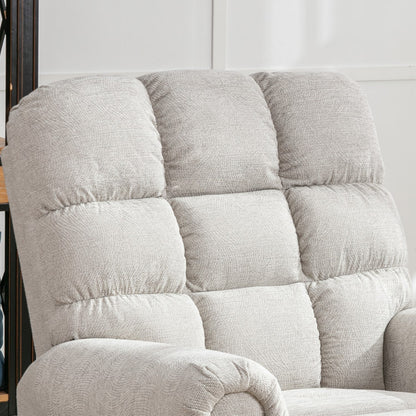 Poltrone reclinabili girevoli imbottite manuali oversize per uomini di corporatura robusta