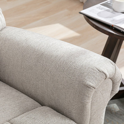 Poltrone reclinabili girevoli imbottite manuali oversize per uomini di corporatura robusta