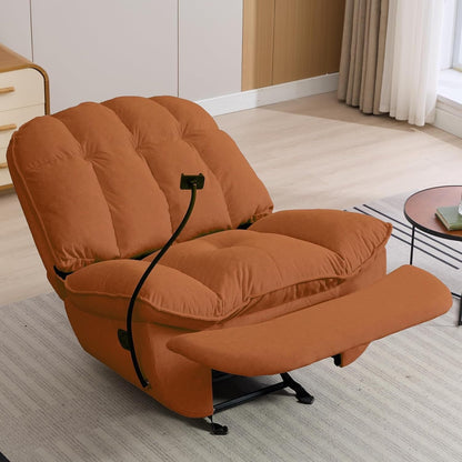 Poltrone reclinabili a dondolo di grandi dimensioni per adulti, peso 180 kg