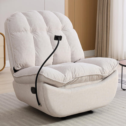 Poltrone reclinabili a dondolo di grandi dimensioni per adulti, peso 180 kg