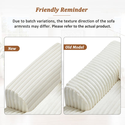 Divano componibile oversize a forma di U con chaise longue, 4 cuscini quadrati e 3 cuscini lombari per il soggiorno