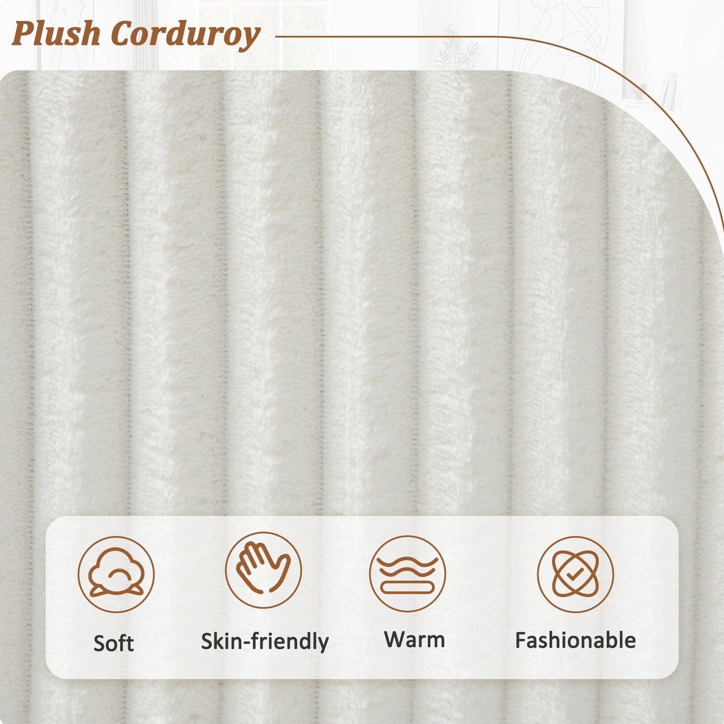 Divano componibile oversize a forma di U con chaise longue, 4 cuscini quadrati e 3 cuscini lombari per il soggiorno