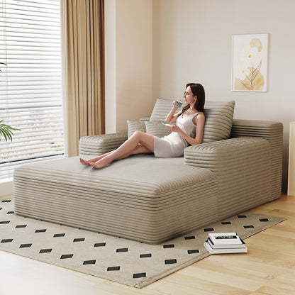 Divano letto imbottito oversize