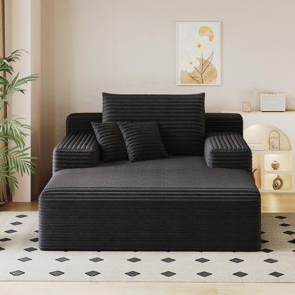 Divano letto imbottito oversize