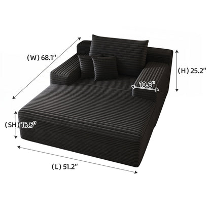 Divano letto imbottito oversize