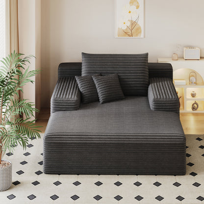 Divano letto imbottito oversize