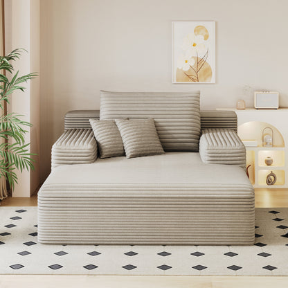 Divano letto imbottito oversize