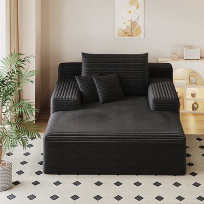 Divano letto imbottito oversize