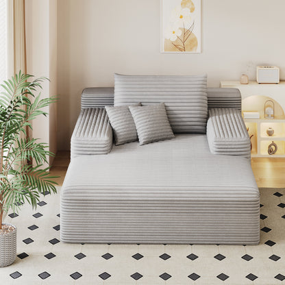 Divano letto imbottito oversize