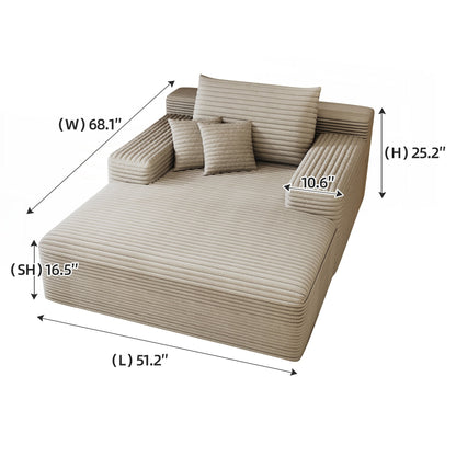 Divano letto imbottito oversize