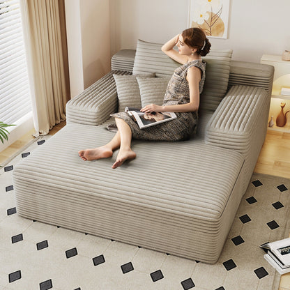 Divano letto imbottito oversize