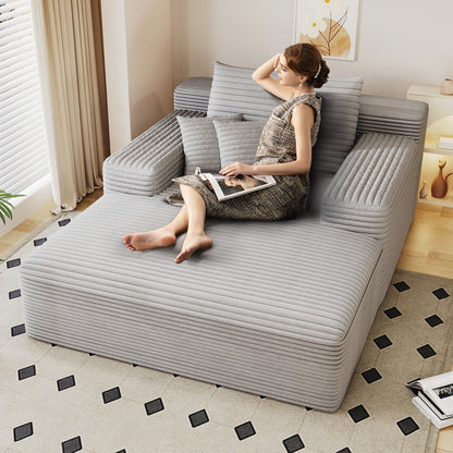 Divano letto imbottito oversize