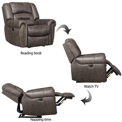 Divano reclinabile manuale standard imbottito