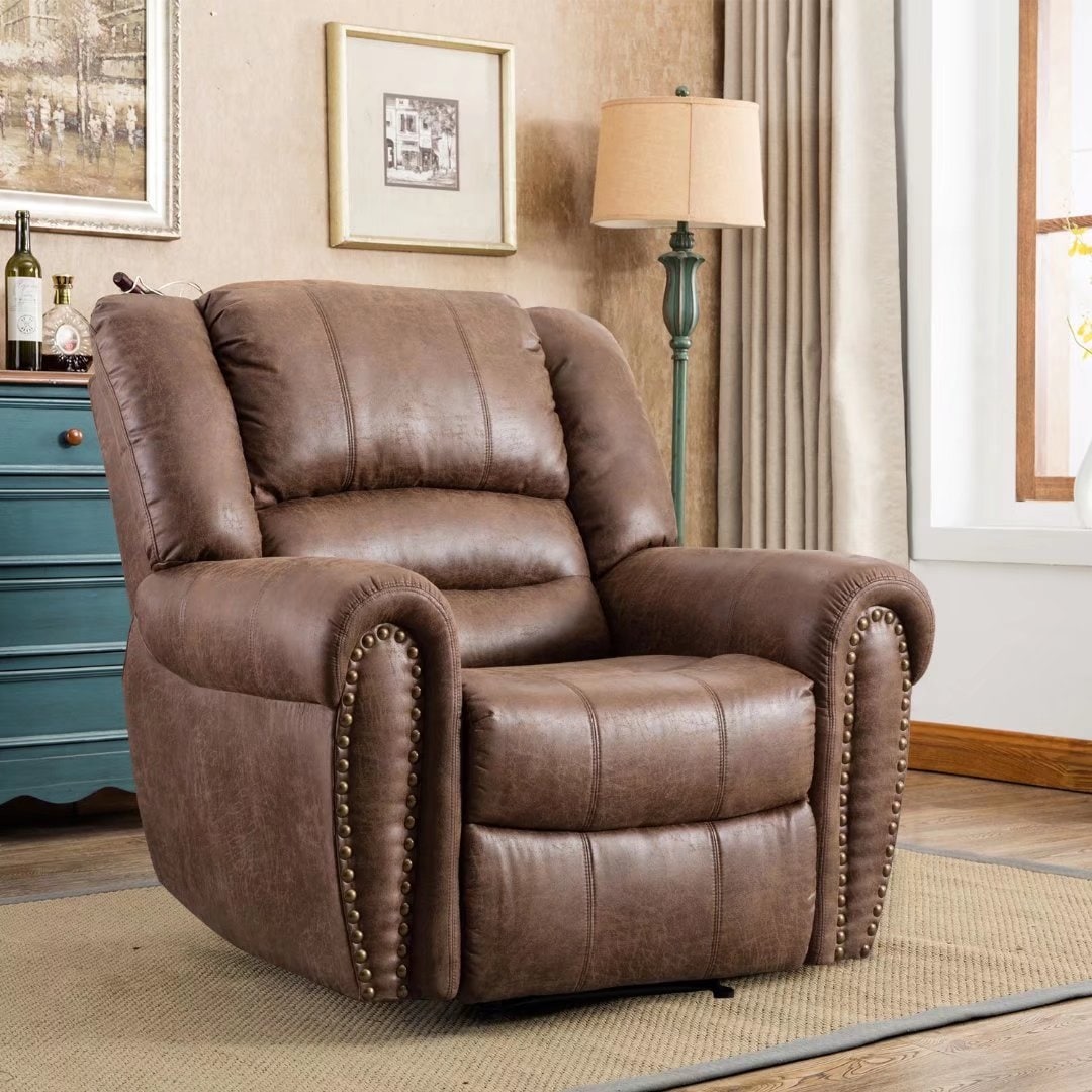 Divano reclinabile manuale standard imbottito