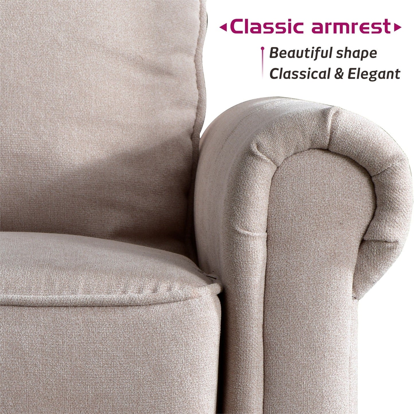 Divano imbottito OVIOS di metà secolo