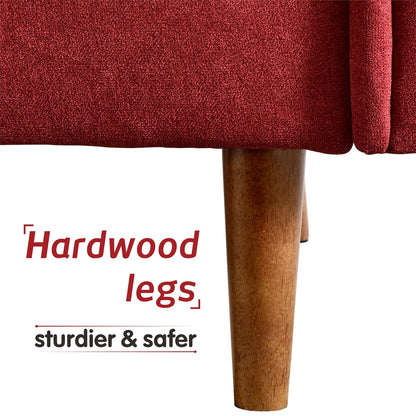 Divano imbottito OVIOS di metà secolo